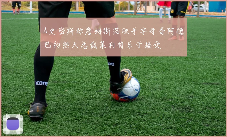 A史密斯称詹姆斯若联手字母哥阿德巴约热火总裁莱利将乐于接受